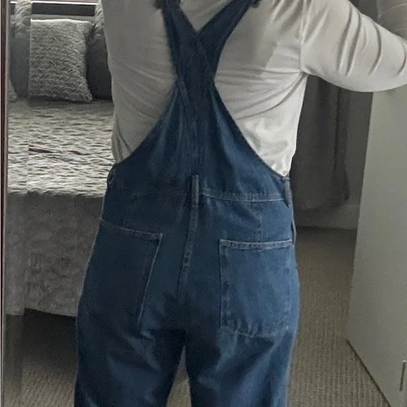 We The Free Light Blue Denim Overalls - Picture 3 of 6